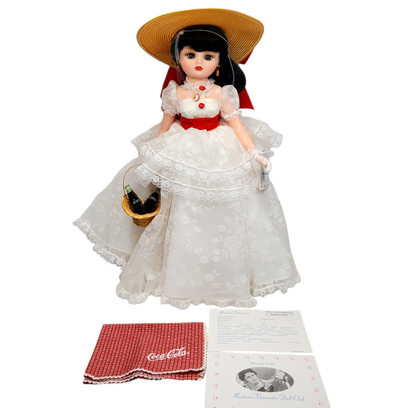 Madame Alexander Large Doll Nostalgia Coca Cola 17490 Vtg Collectible - Picture 13 of 16